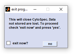 exit program window